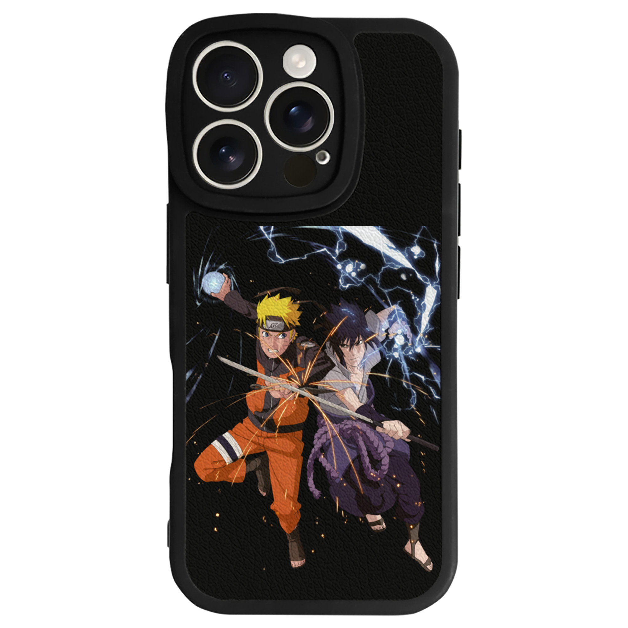 （画像用） NARUTO -ナルト- うずまき ナルト Uzumaki Naruto 【iPhone 16シリーズ対応】シリコンスマホケース（レザー調） 材質：シリコン